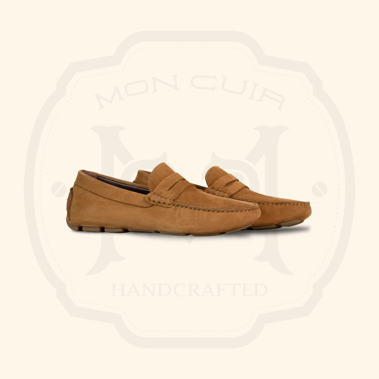 Mocassin Homme - Nubuck Tabac