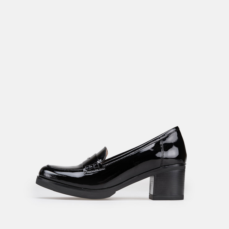 Talon Femme En Cuir - Noir