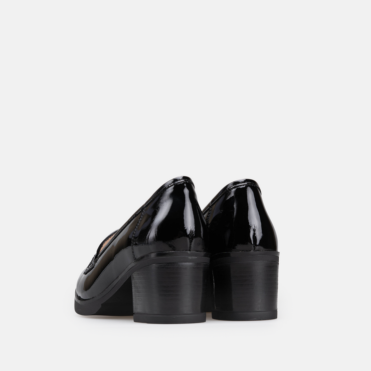 Talon Femme En Cuir - Noir