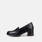 Talon Femme En Cuir - Noir