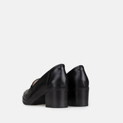 Talon Femme En Cuir - Noir