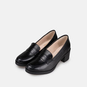 Talon Femme En Cuir - Noir