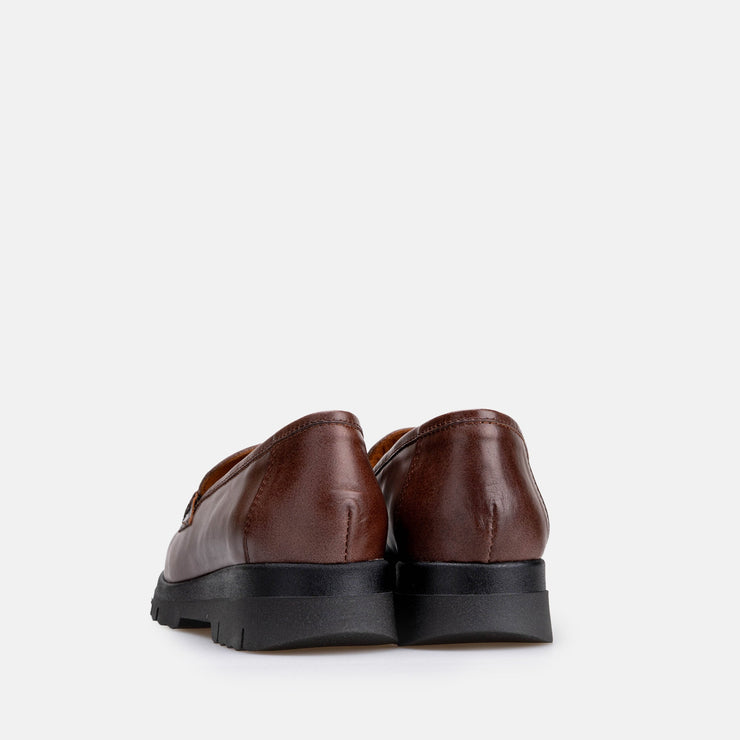 Chaussure Femme En Cuir - Marron