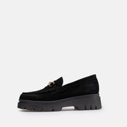 Chaussure Femme En Daim - Noir