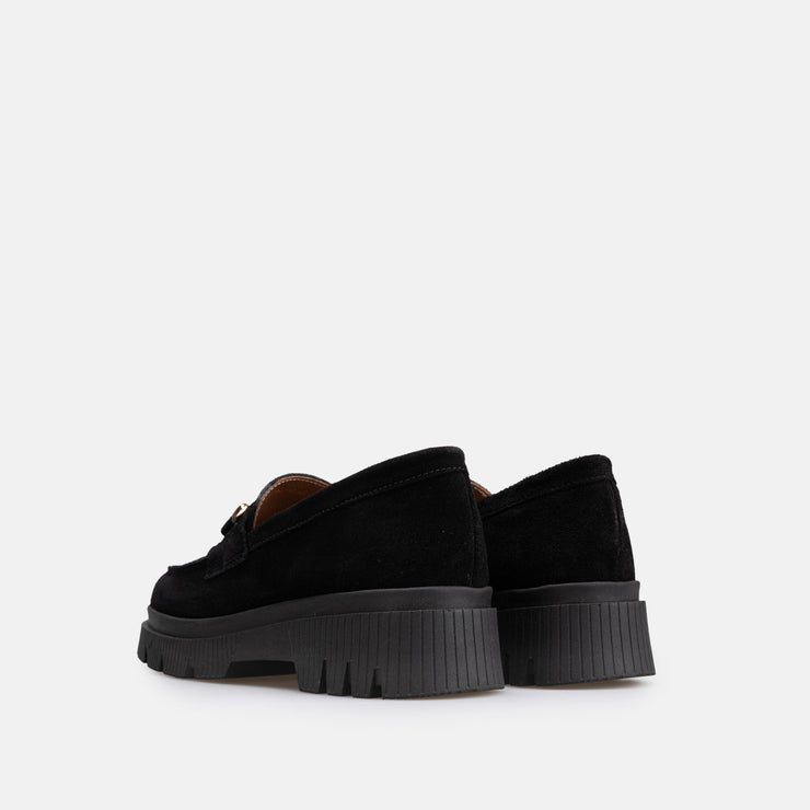 Chaussure Femme En Daim - Noir