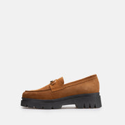 Chaussure Femme En Daim - Camel