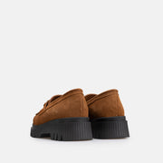 Chaussure Femme En Daim - Camel