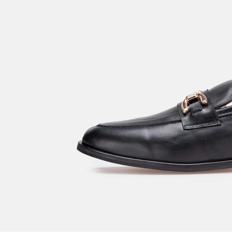 Chaussure Femme En Cuir - Noir