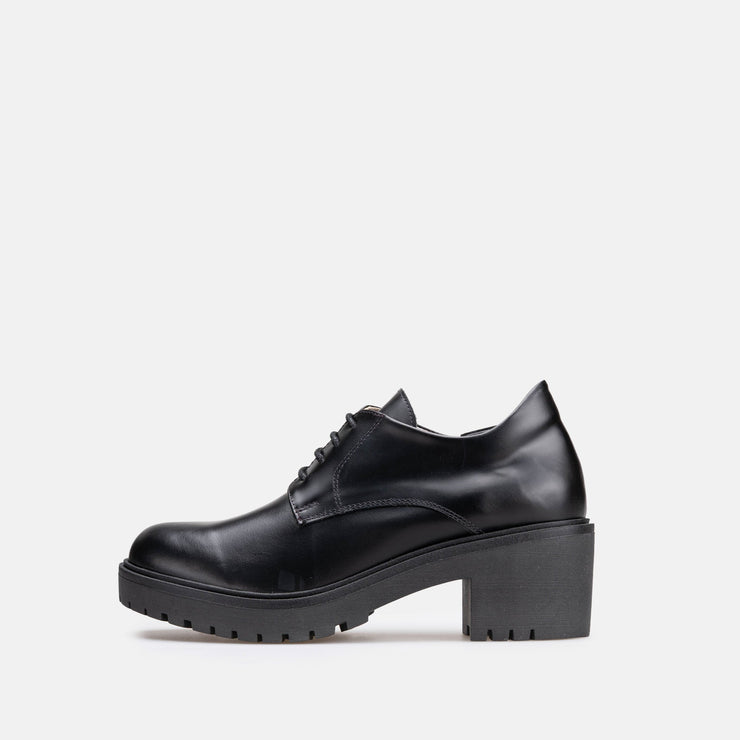 Chaussure Femme En Cuir - Noir