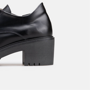 Chaussure Femme En Cuir - Noir