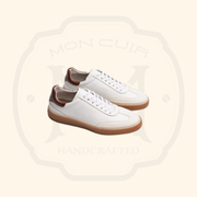 Basket En Cuir - Blanc