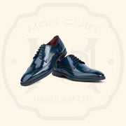 Derby Homme - Cuir Bleu