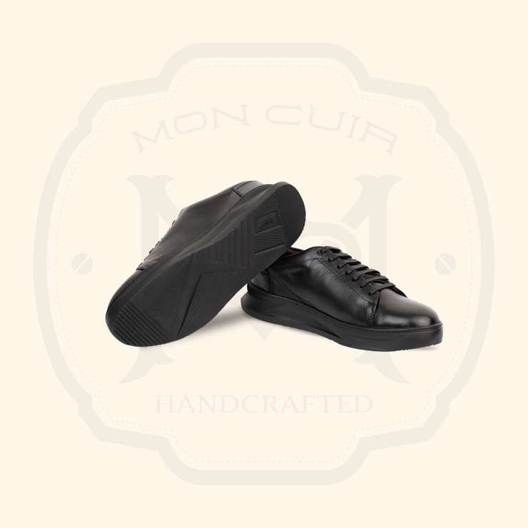 Basket Homme - Cuir Noir