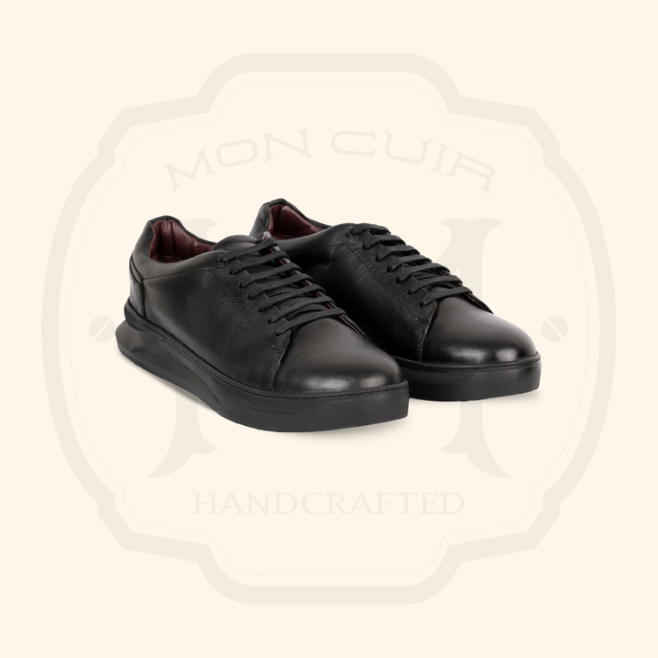 Basket Homme - Cuir Noir